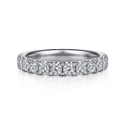 14K White Gold Diamond Matching Wedding Band