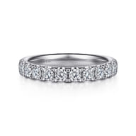 14K White Gold Diamond Matching Wedding Band
