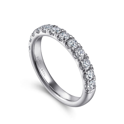 14K White Gold Diamond Matching Wedding Band