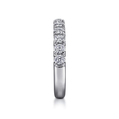 14K White Gold Diamond Matching Wedding Band
