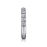 14K White Gold Diamond Matching Wedding Band - 0.79 ct