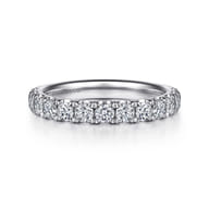 14K White Gold Diamond Matching Wedding Band