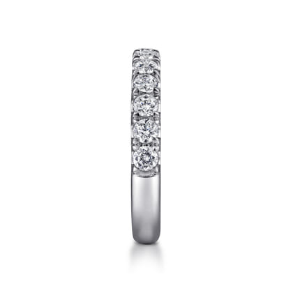 14K White Gold Diamond Matching Wedding Band