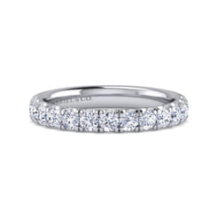 14K White Gold Diamond Matching Wedding Band