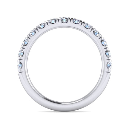 14K White Gold Diamond Matching Wedding Band