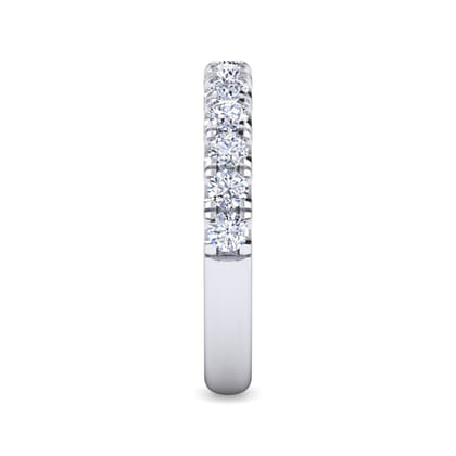 14K White Gold Diamond Matching Wedding Band