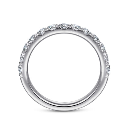 14K White Gold Diamond Matching Wedding Band