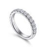14K White Gold Diamond Matching Wedding Band - 0.79 ct
