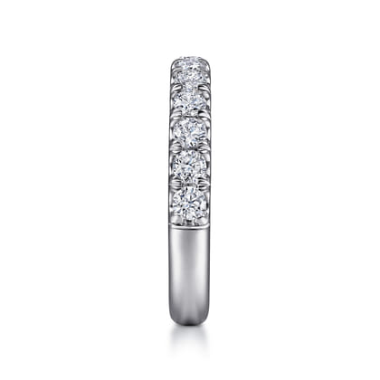 14K White Gold Diamond Matching Wedding Band