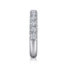 14K White Gold Diamond Matching Wedding Band - 0.79 ct