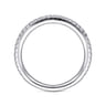 14K White Gold Diamond Matching Wedding Band - 0.29 ct