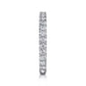 14K White Gold Diamond Matching Wedding Band - 0.63 ct