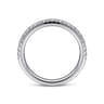 14K White Gold Diamond Matching Wedding Band - 0.26 ct