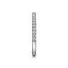 14K White Gold Diamond Matching Wedding Band - 0.26 ct