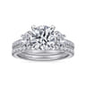14K White Gold Diamond Matching Wedding Band - 0.26 ct