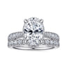 14K White Gold Diamond Matching Wedding Band - 0.49 ct