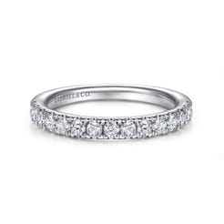14K White Gold Diamond Matching Wedding Band