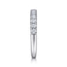 14K White Gold Diamond Matching Wedding Band - 0.53 ct