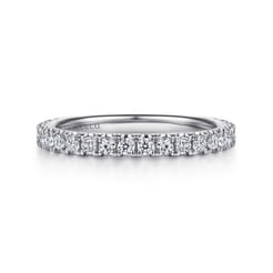 14K White Gold Diamond Matching Wedding Band