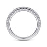 14K White Gold Diamond Matching Wedding Band - 0.55 ct