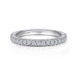14K White Gold Diamond Matching Wedding Band