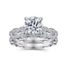 14K White Gold Diamond Matching Wedding Band - 0.35 ct