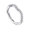 14K White Gold Diamond Matching Wedding Band - 0.29 ct