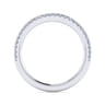 14K White Gold Diamond Matching Wedding Band - 0.2 ct