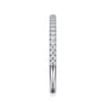 14K White Gold Diamond Matching Wedding Band - 0.2 ct