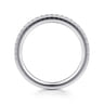 14K White Gold Diamond Matching Wedding Band - 0.2 ct