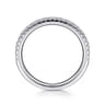 14K White Gold Diamond Matching Wedding Band - 0.2 ct
