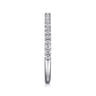 14K White Gold Diamond Matching Wedding Band - 0.2 ct