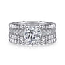 14K White Gold Diamond Matching Wedding Band