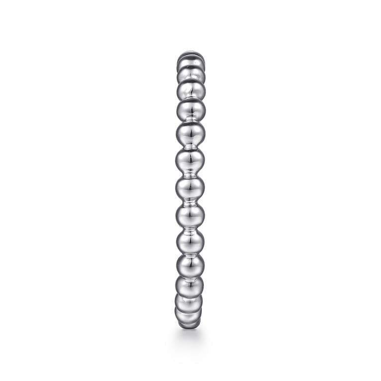 14K White Gold Diamond Matching Wedding Band - Shot 5