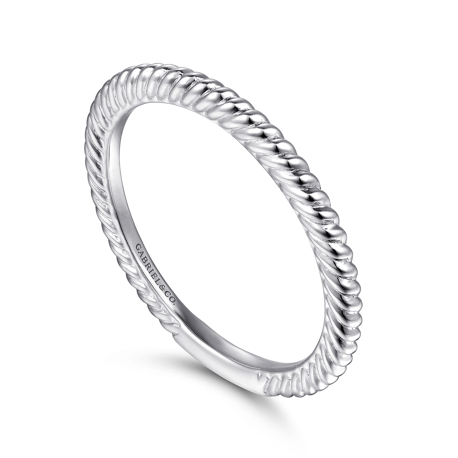 14K White Gold Diamond Matching Wedding Band - Shot 3