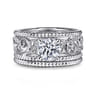 14K White Gold Diamond Matching Wedding Band