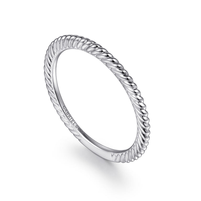 14K White Gold Diamond Matching Wedding Band - Shot 3