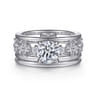 14K White Gold Diamond Matching Wedding Band