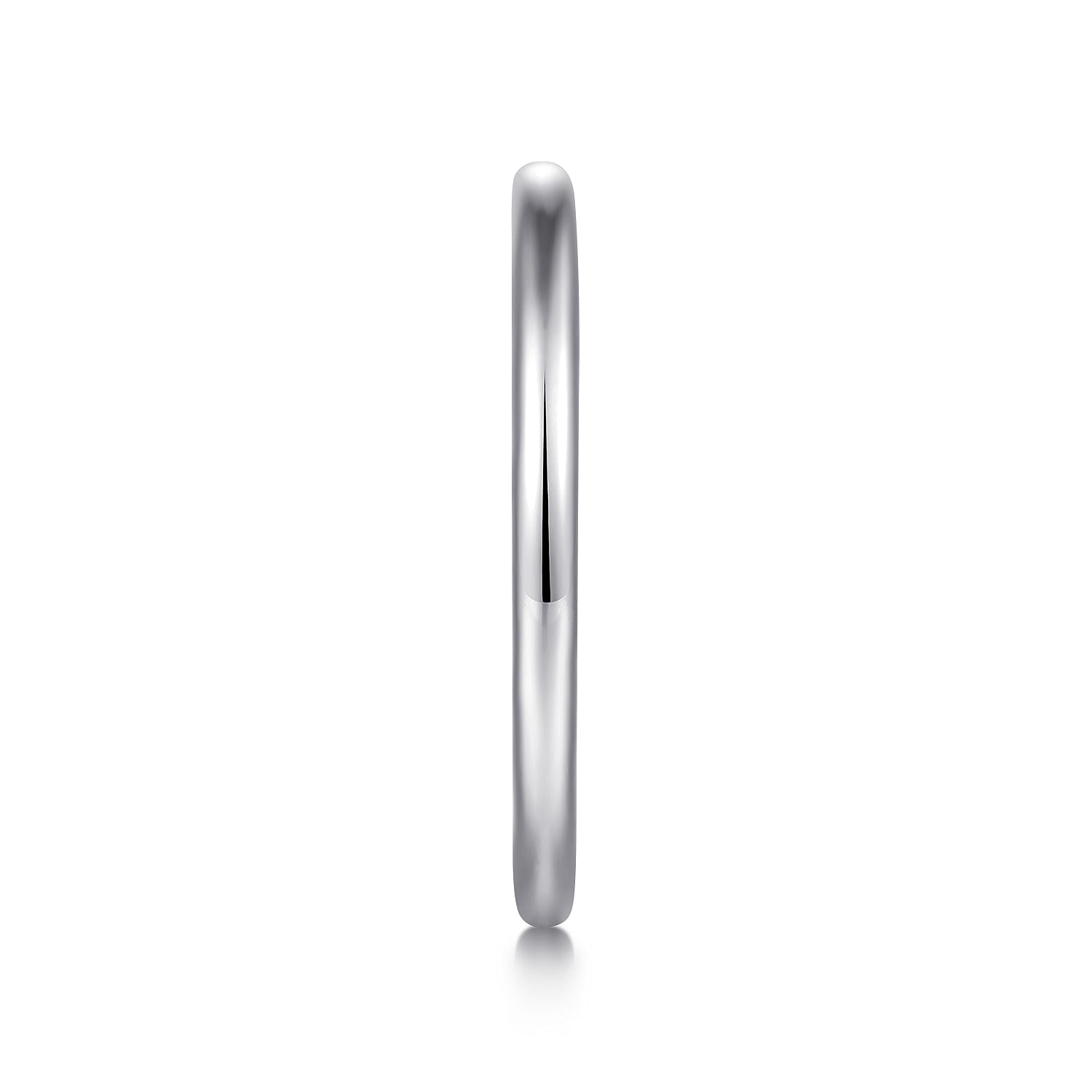 14K White Gold Diamond Matching Wedding Band - Shot 5