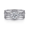 14K White Gold Diamond Matching Wedding Band