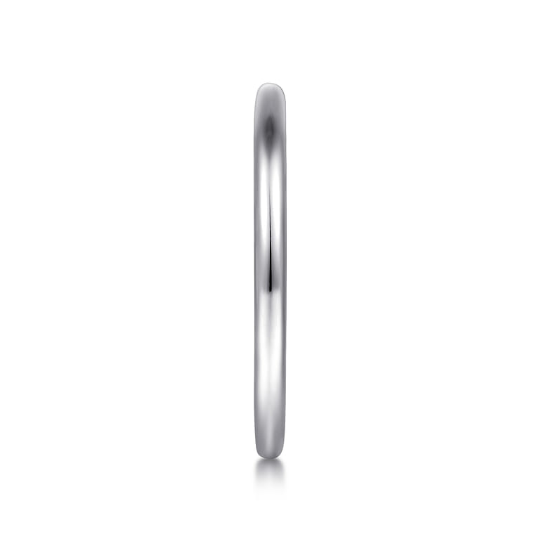 14K White Gold Diamond Matching Wedding Band - Shot 5