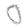 14K White Gold Diamond Matching Wedding Band - 0.23 ct