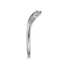 14K White Gold Diamond Matching Wedding Band - 0.23 ct