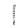 14K White Gold Diamond Matching Wedding Band - 0.4 ct