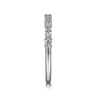 14K White Gold Diamond Matching Wedding Band - 0.5 ct