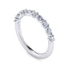14K White Gold Diamond Matching Wedding Band - 0.5 ct