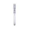 14K White Gold Diamond Matching Wedding Band - 0.5 ct
