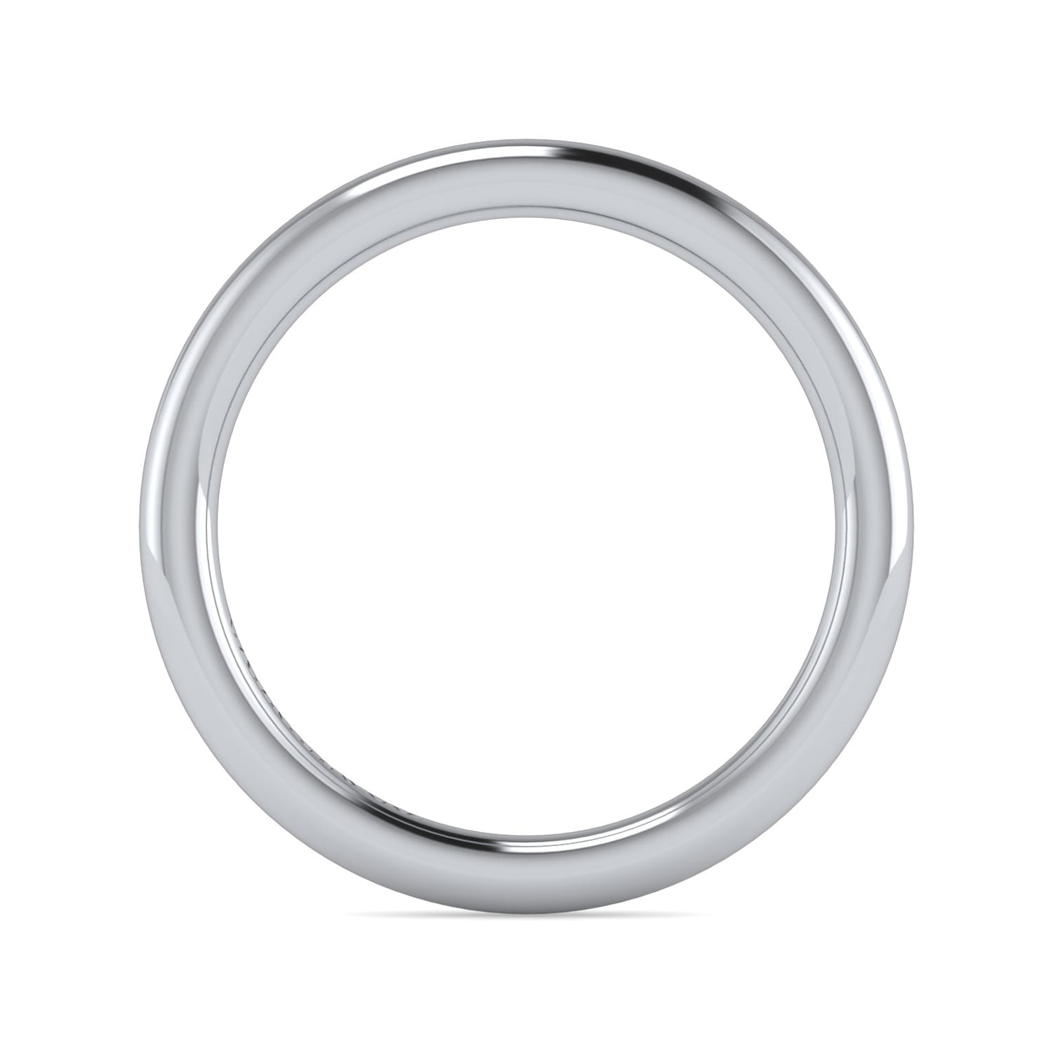 14K White Gold Diamond Matching Wedding Band - Shot 2
