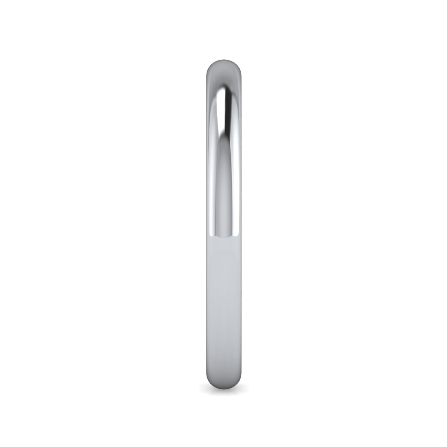 14K White Gold Diamond Matching Wedding Band - Shot 4