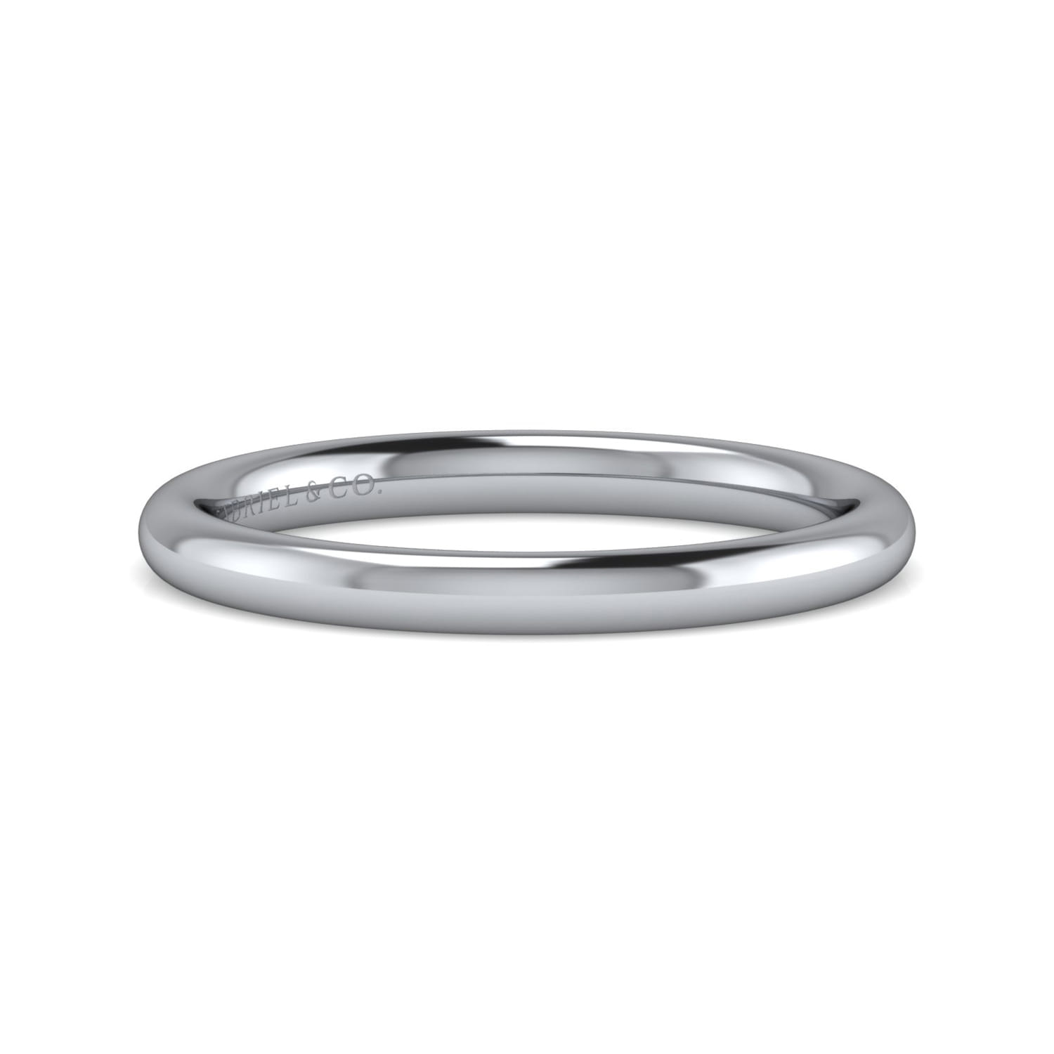 14K White Gold Diamond Matching Wedding Band - Shot 1